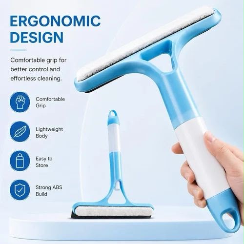 Window Cleaning Wiper – Scrubber & Squeegee